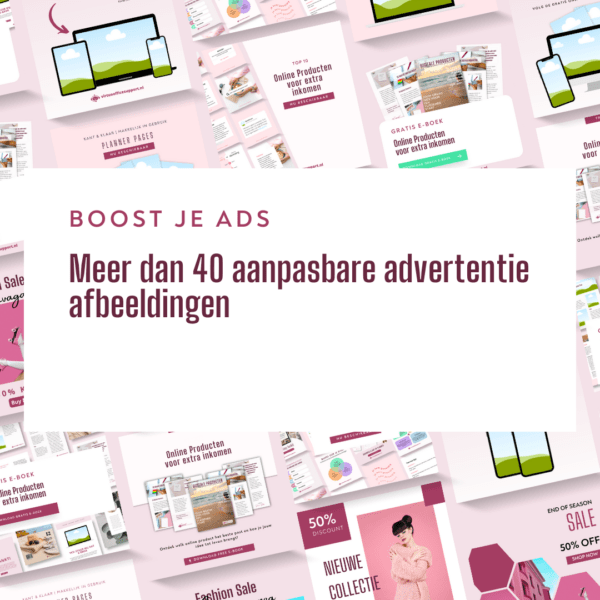 40+ aanpasbare advertentie visuals