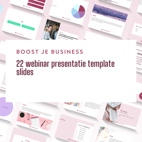 22 webinar presentatie templates