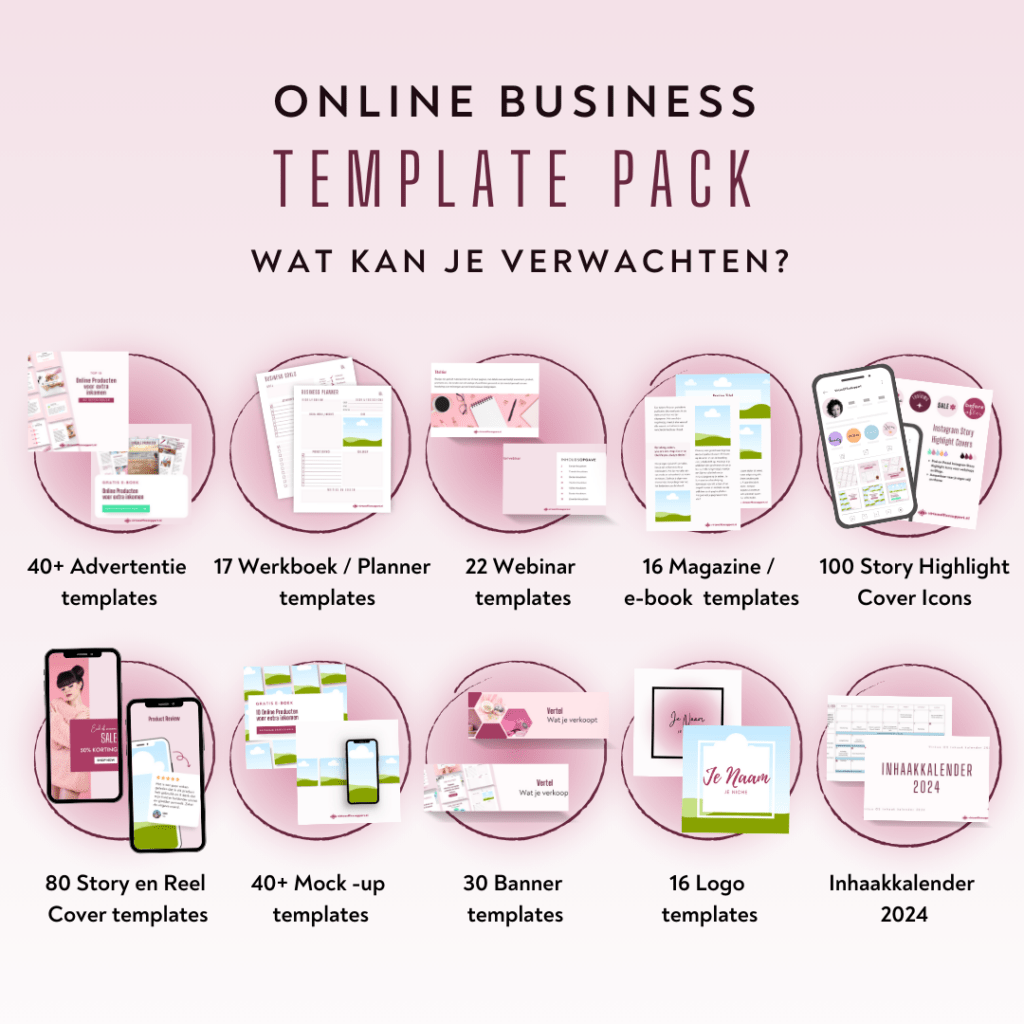 online business template pack