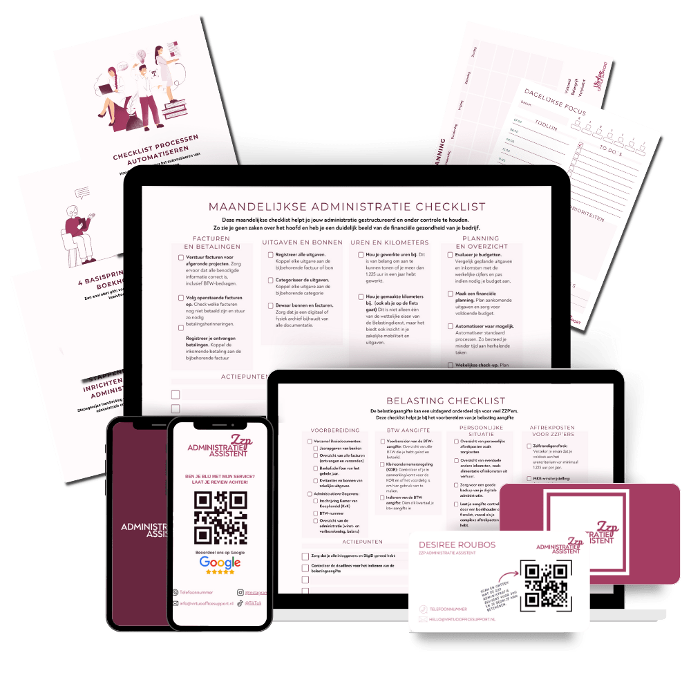 zzp administratie assistent - wat kan je verwachten