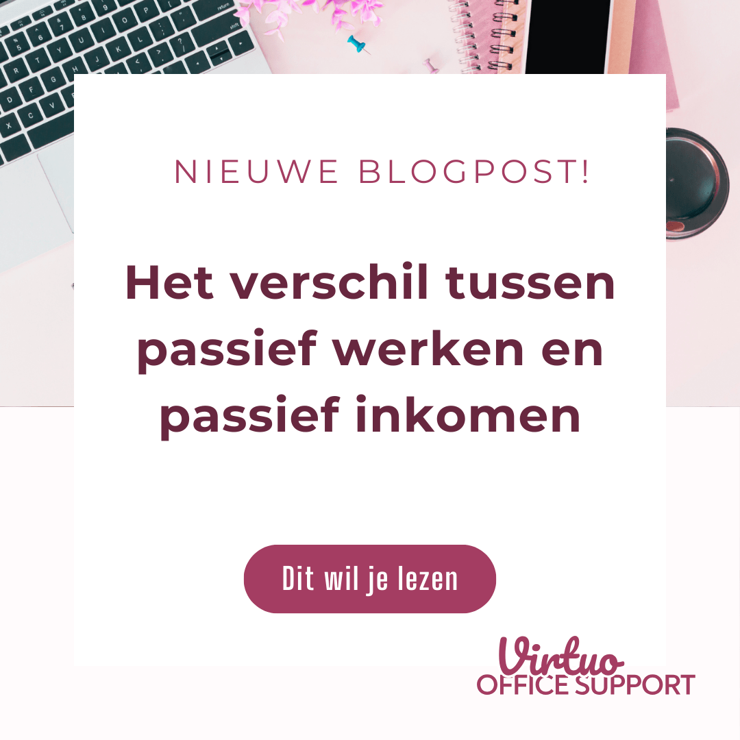 passief werken