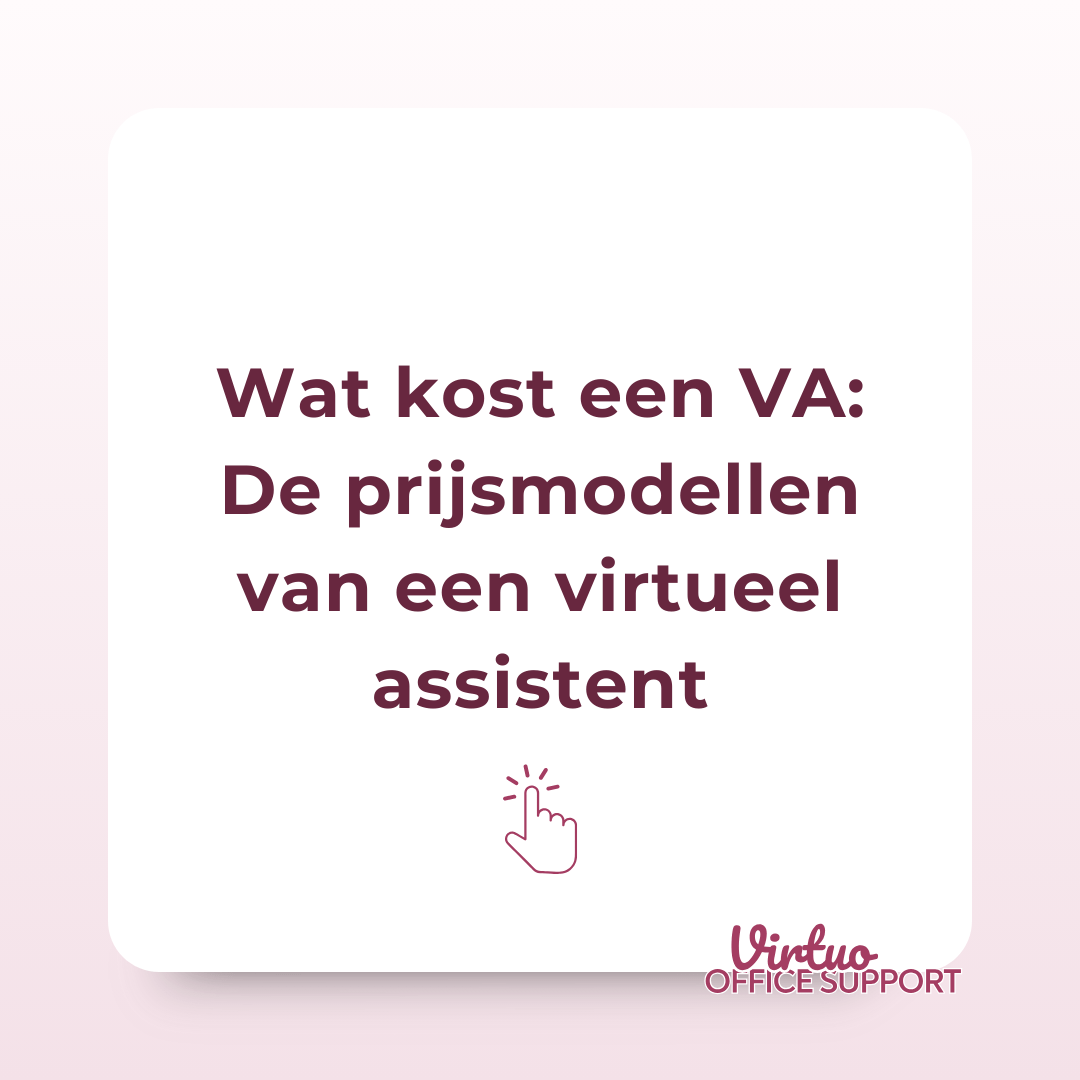 Wat kost een virtueel assistent?